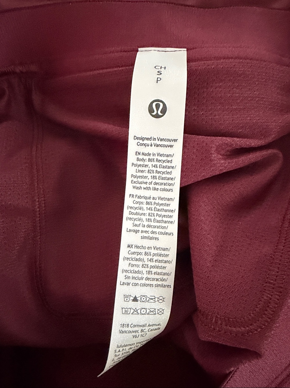 Lululemon - High Rise Split Short 3” *Stripe - Size S - NWT - Picture 5 of 8